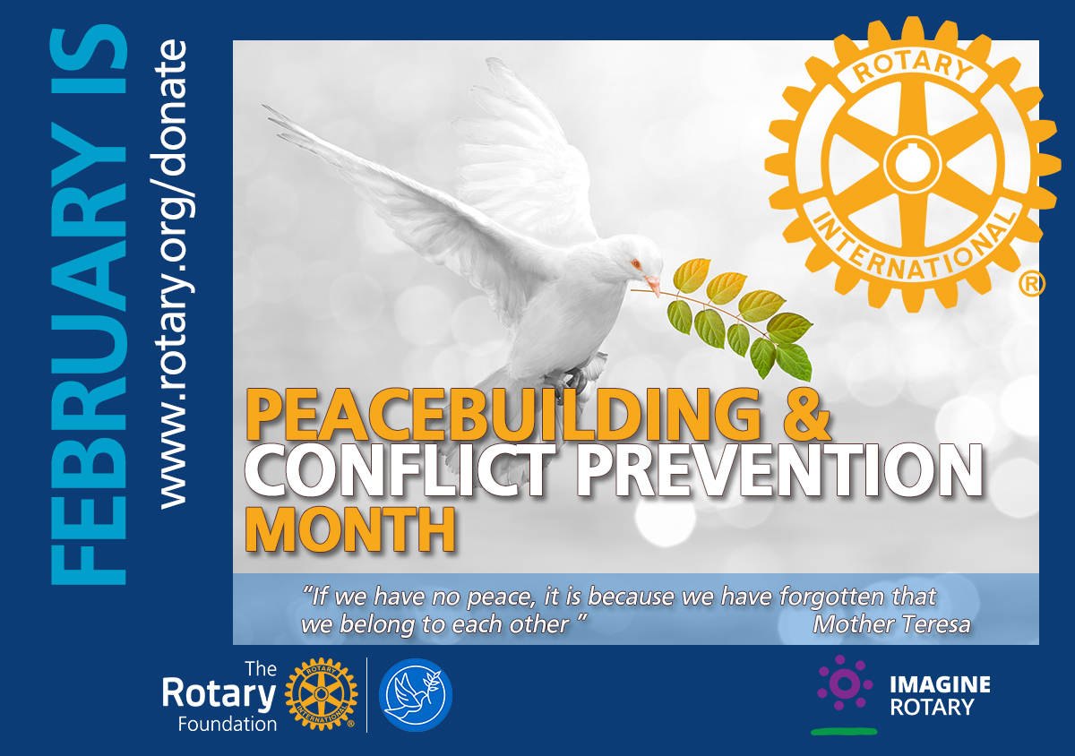 Peacebuilding and Conflict Prevention Month | Kearney Dawn Rotary Club