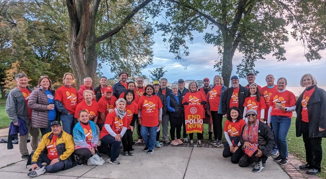 Pounding the Pavement for Polio